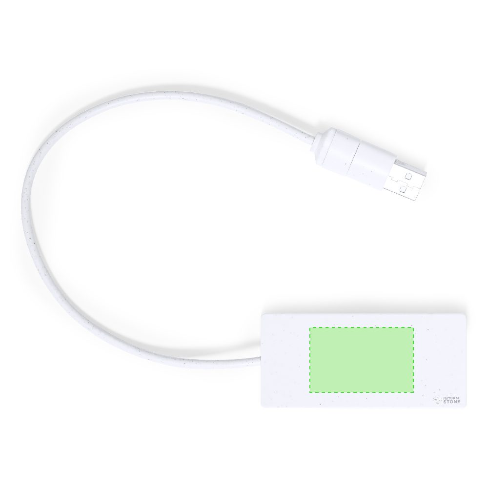 Branding diagram for USB hub Nagent – Area 2