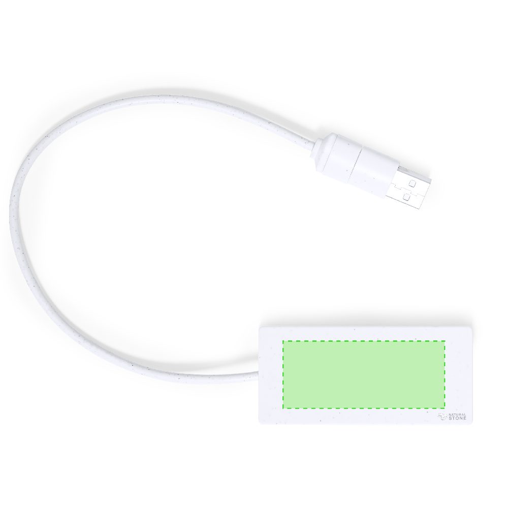 Branding diagram for USB hub Nagent – Area 3