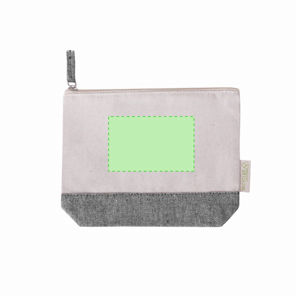 Druckskizze für Kosmetiktasche aus recycelter Baumwolle Velerox – Fläche 1