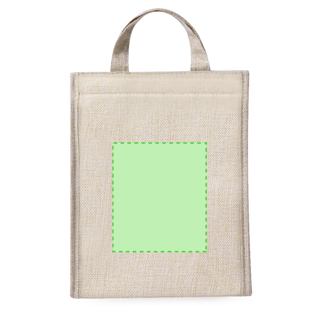 Branding diagram for Cooling bag Saimons – Area 1