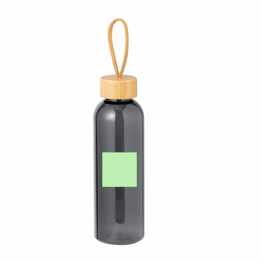 Branding diagram for Drinking bottle of RPET, 650 ml Tournax – Area 5