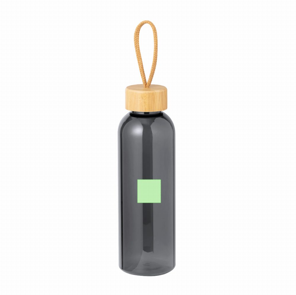 Branding diagram for Drinking bottle of RPET, 650 ml Tournax – Area 6