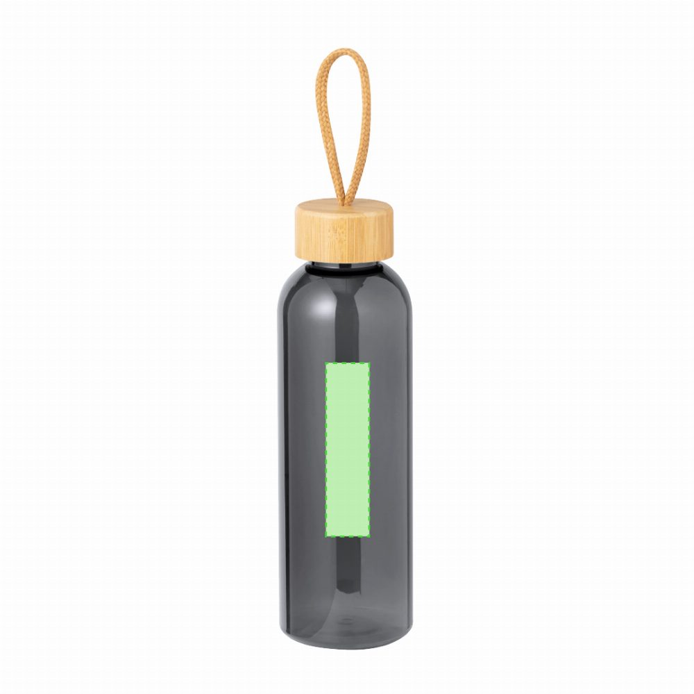 Branding diagram for Drinking bottle of RPET, 650 ml Tournax – Area 8