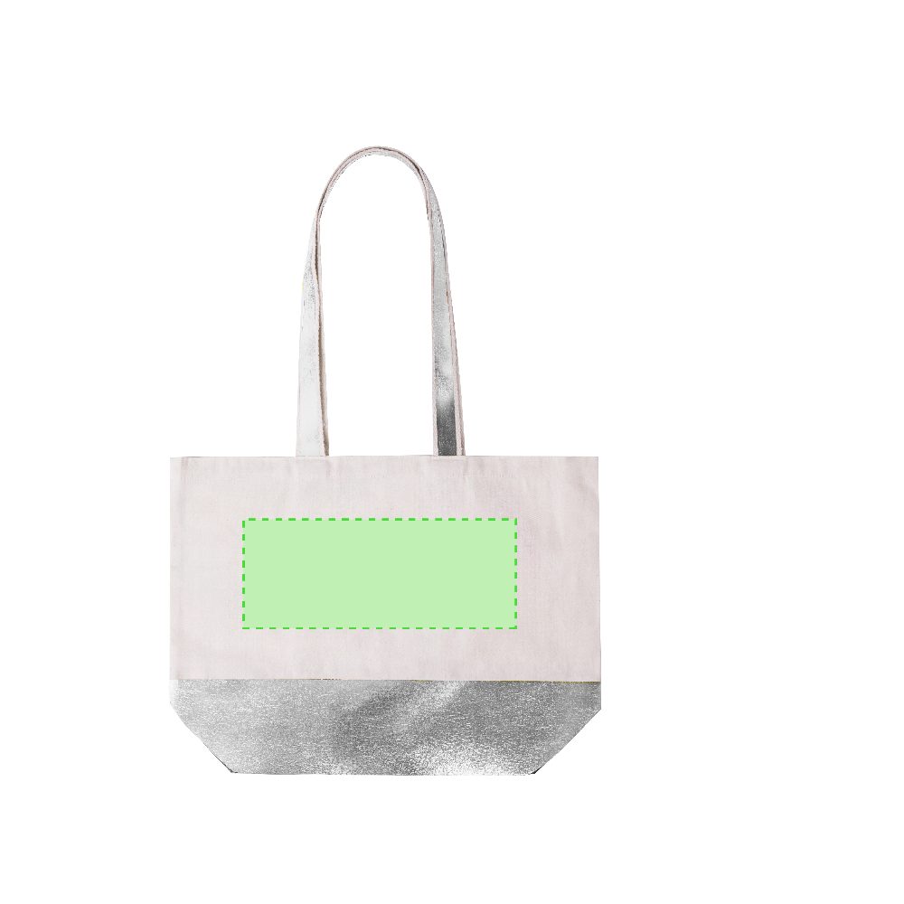 Branding diagram for Artificial leather shopping bag Hitalax – Area 1