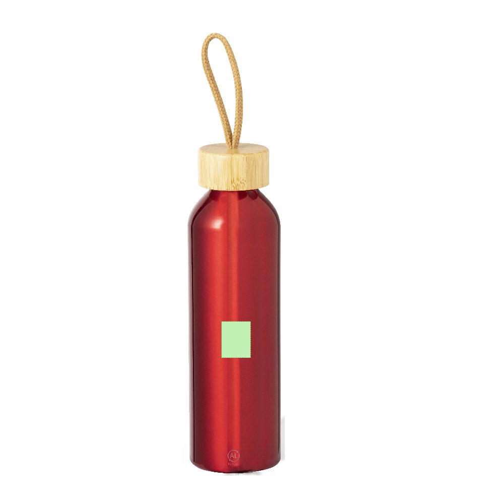 Druckskizze für Trinkflasche aus recyceltem Aluminium, 600 ml Irvinson – Fläche 7