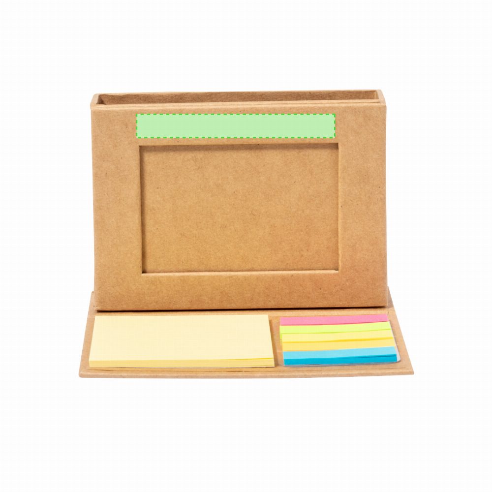 Druckskizze für Schreibtisch Organizer aus Recyclingkarton Marquez – Fläche 1