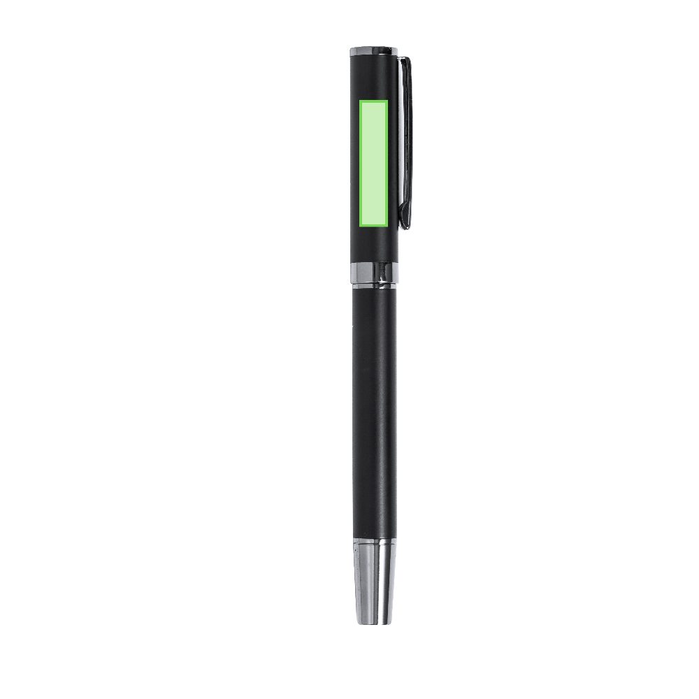 Branding diagram for Writing set with ballpoint pen and ink roller Okonel – Area 10