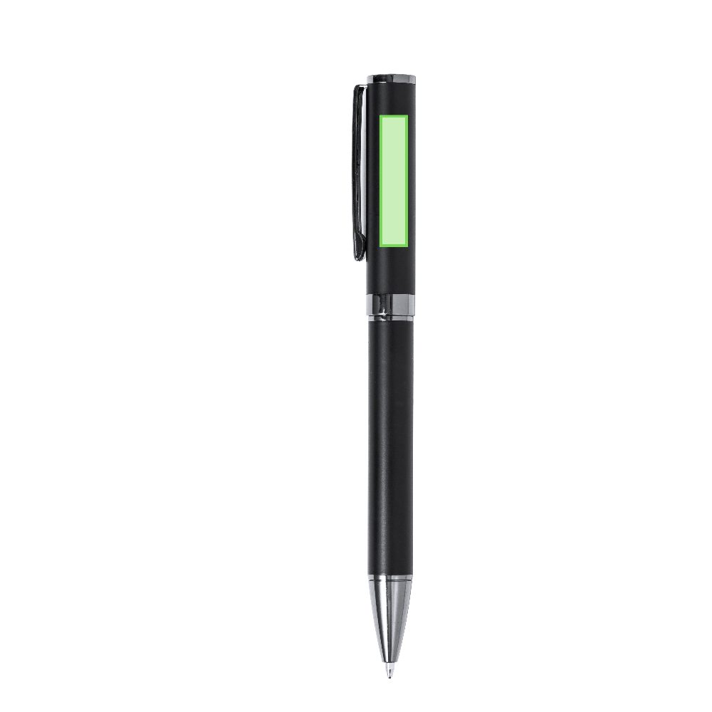 Branding diagram for Writing set with ballpoint pen and ink roller Okonel – Area 2