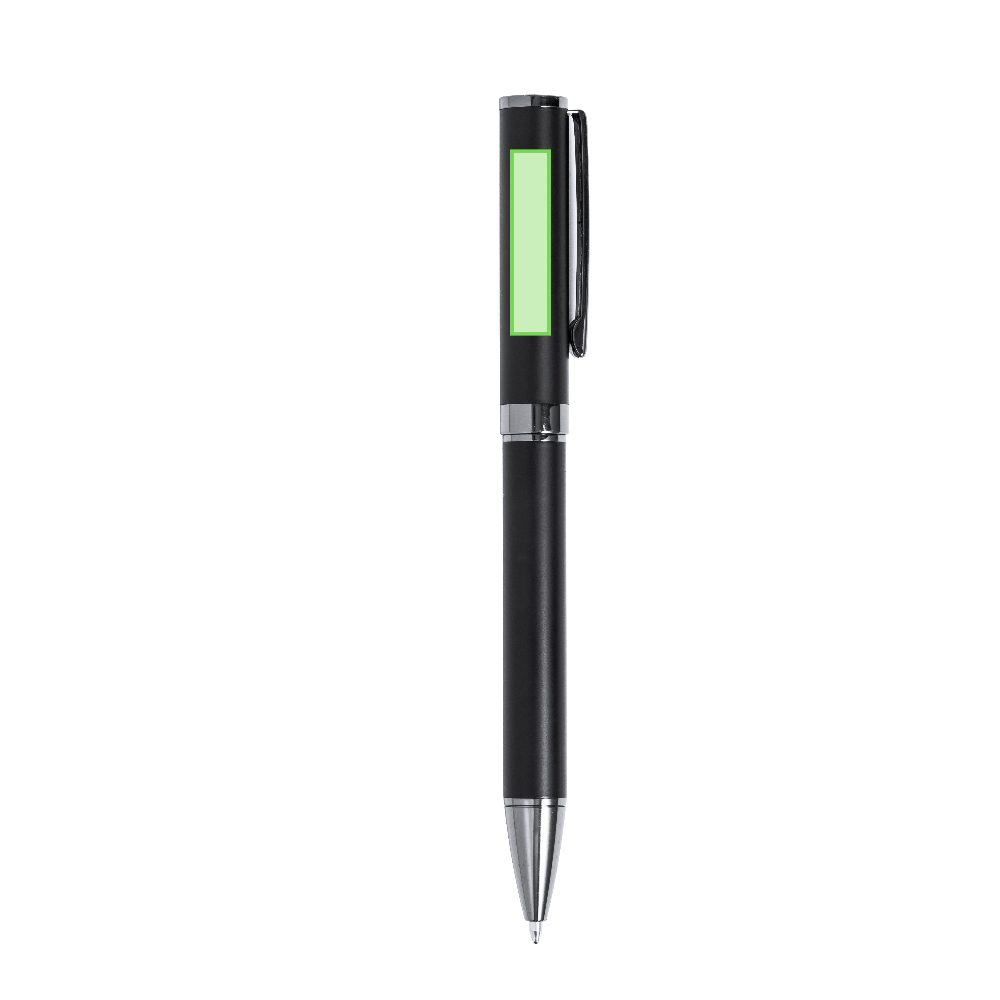Branding diagram for Writing set with ballpoint pen and ink roller Okonel – Area 3