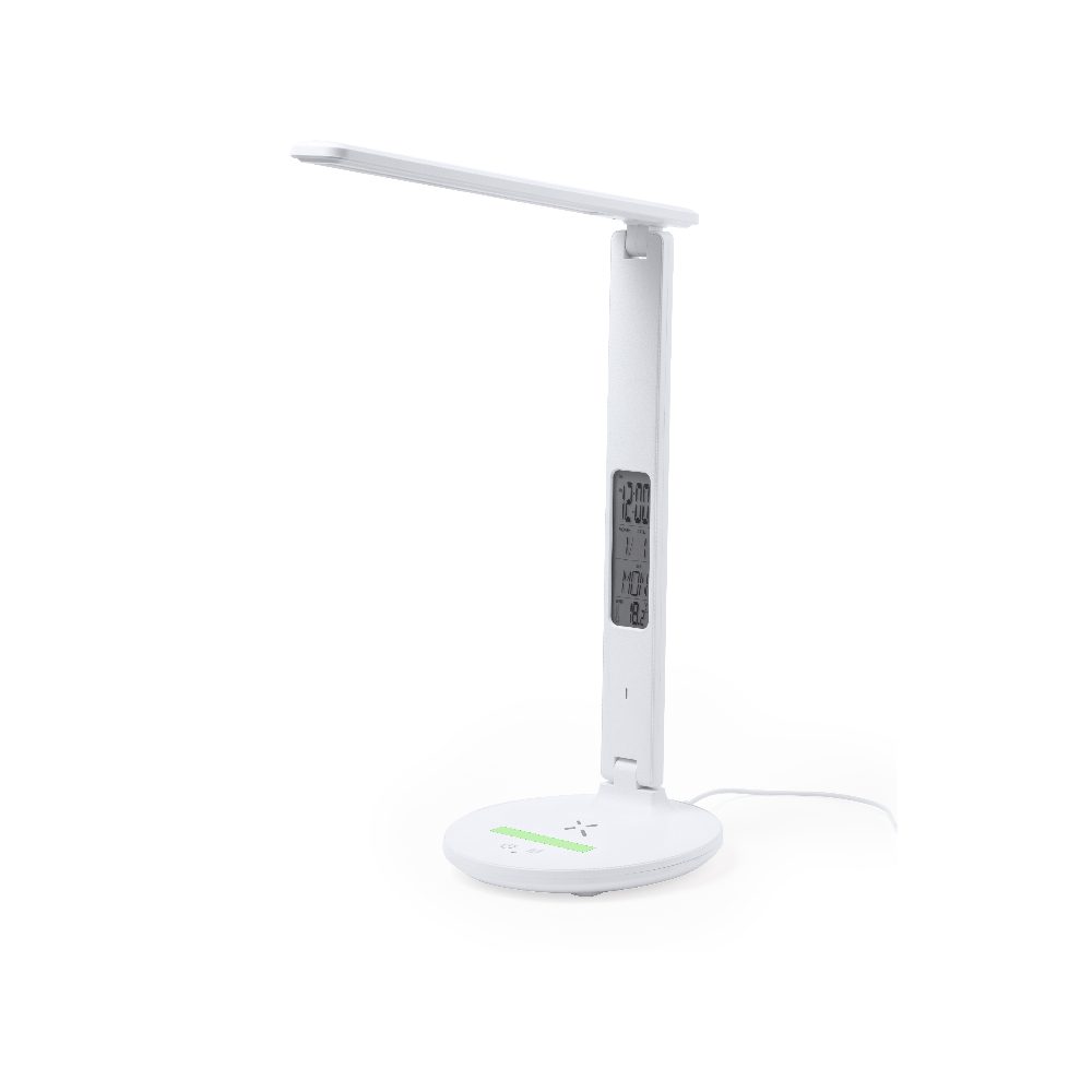 Branding diagram for LED table lamp with wireless charging station 10 W Evanex – Area 4