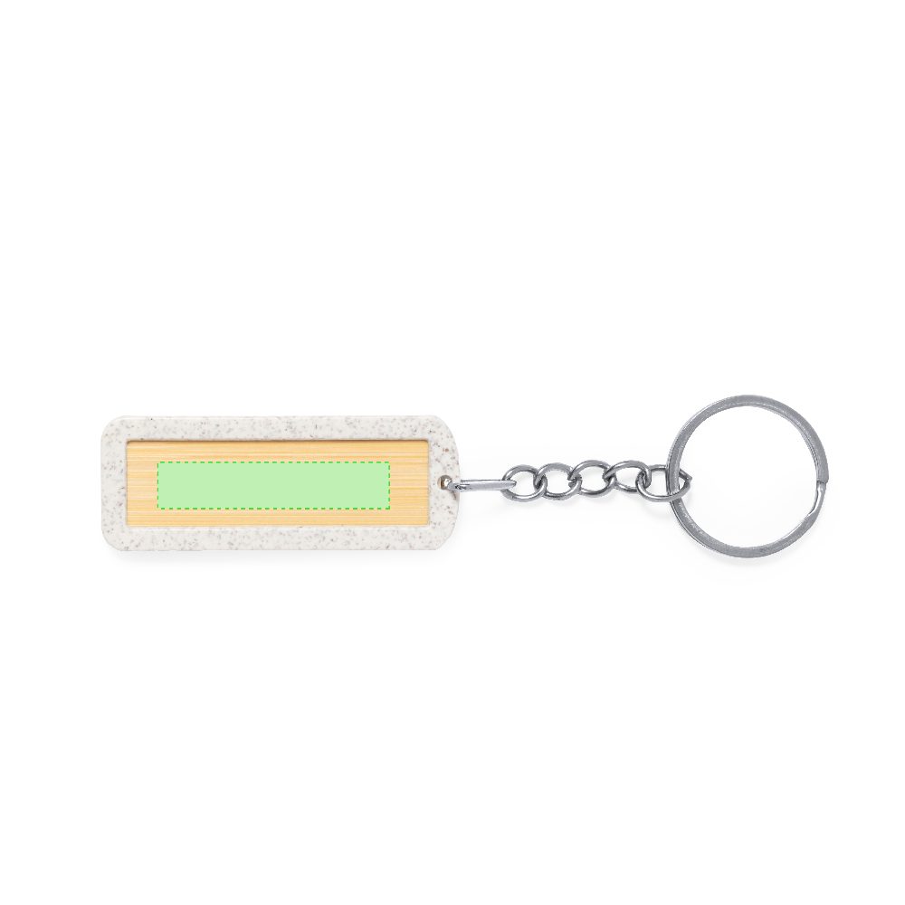 Branding diagram for Key rings of wheat straw Veterson – Area 1