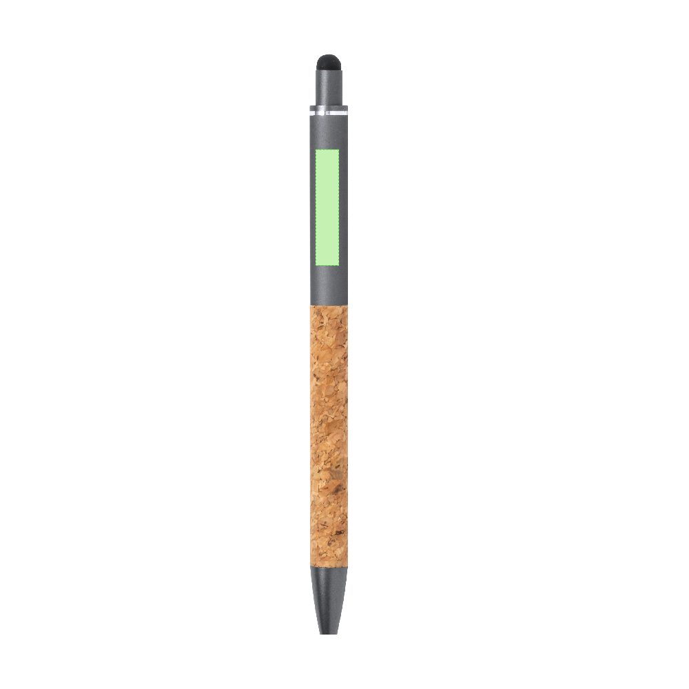 Branding diagram for Aluminium ballpoint pens with printing mechanism Moson – Area 3