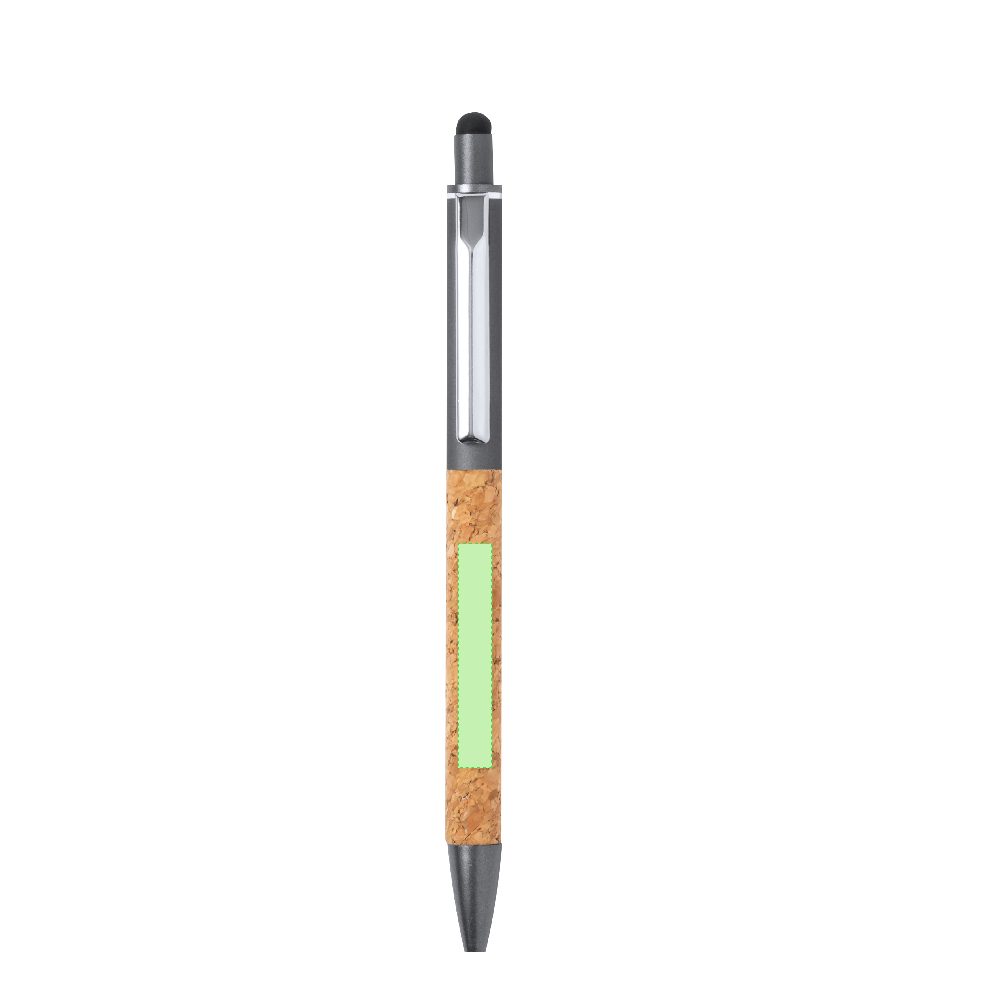 Branding diagram for Aluminium ballpoint pens with printing mechanism Moson – Area 7