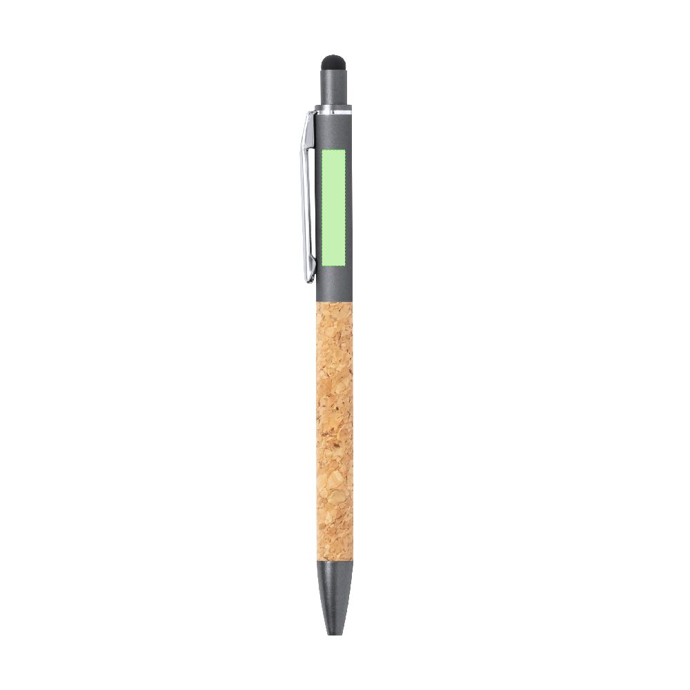 Branding diagram for Aluminium ballpoint pens with printing mechanism Moson – Area 1