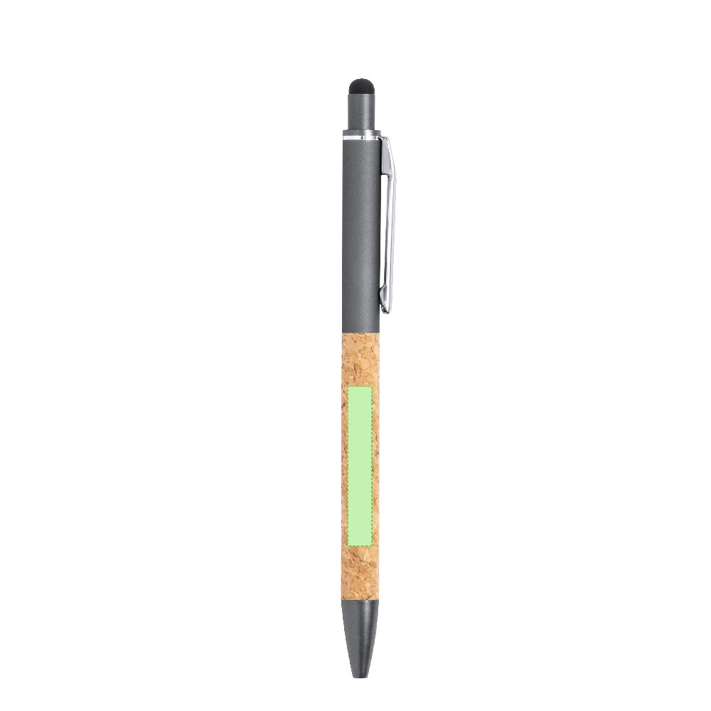 Branding diagram for Aluminium ballpoint pens with printing mechanism Moson – Area 5