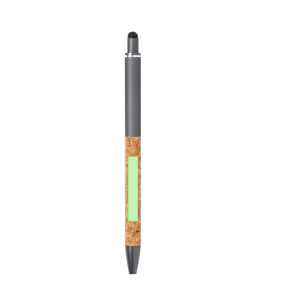 Branding diagram for Aluminium ballpoint pens with printing mechanism Moson – Area 6
