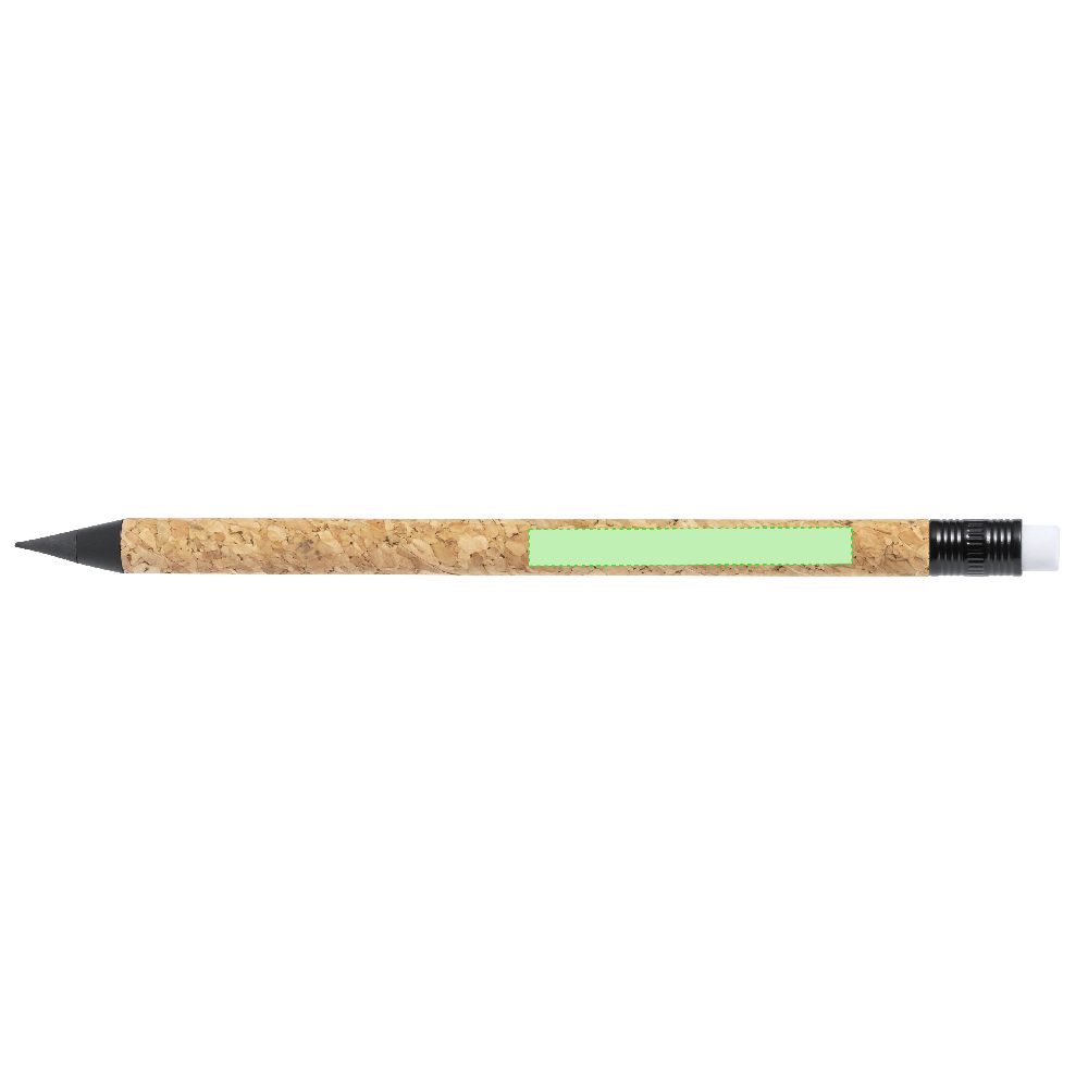 Branding diagram for Perpetual pencil of cork Grabit – Area 1