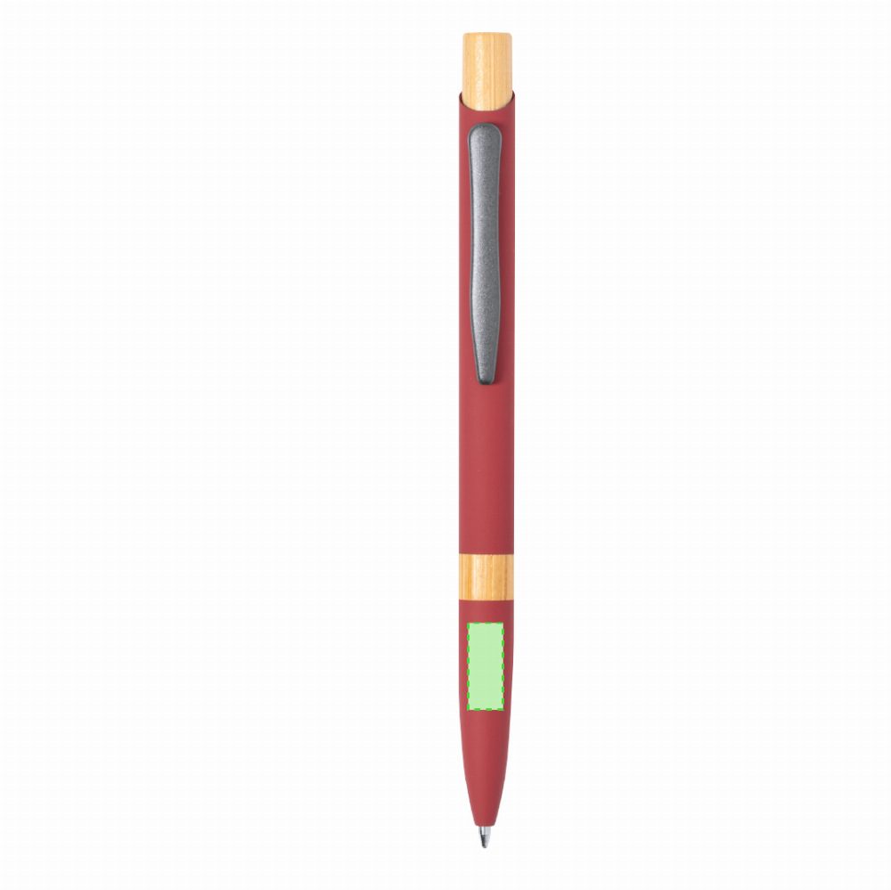 Branding diagram for Aluminium ballpoint pens, with printing mechanism Lantasker – Area 8