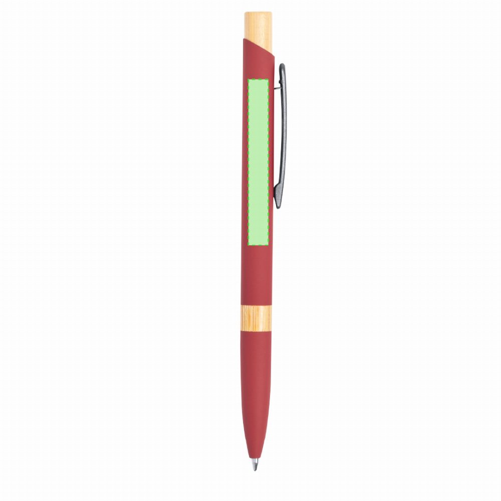 Branding diagram for Aluminium ballpoint pens, with printing mechanism Lantasker – Area 2