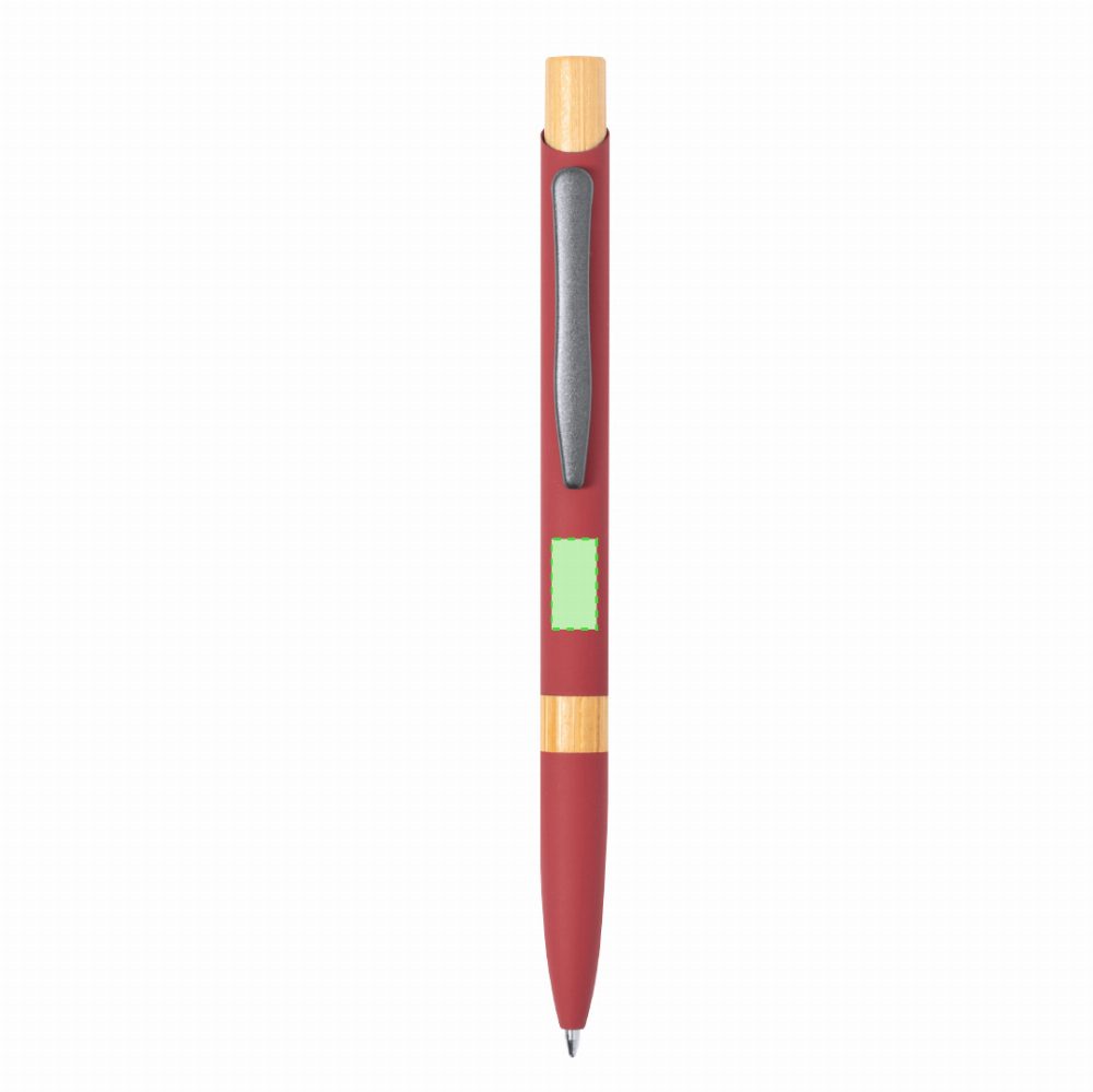 Branding diagram for Aluminium ballpoint pens, with printing mechanism Lantasker – Area 4