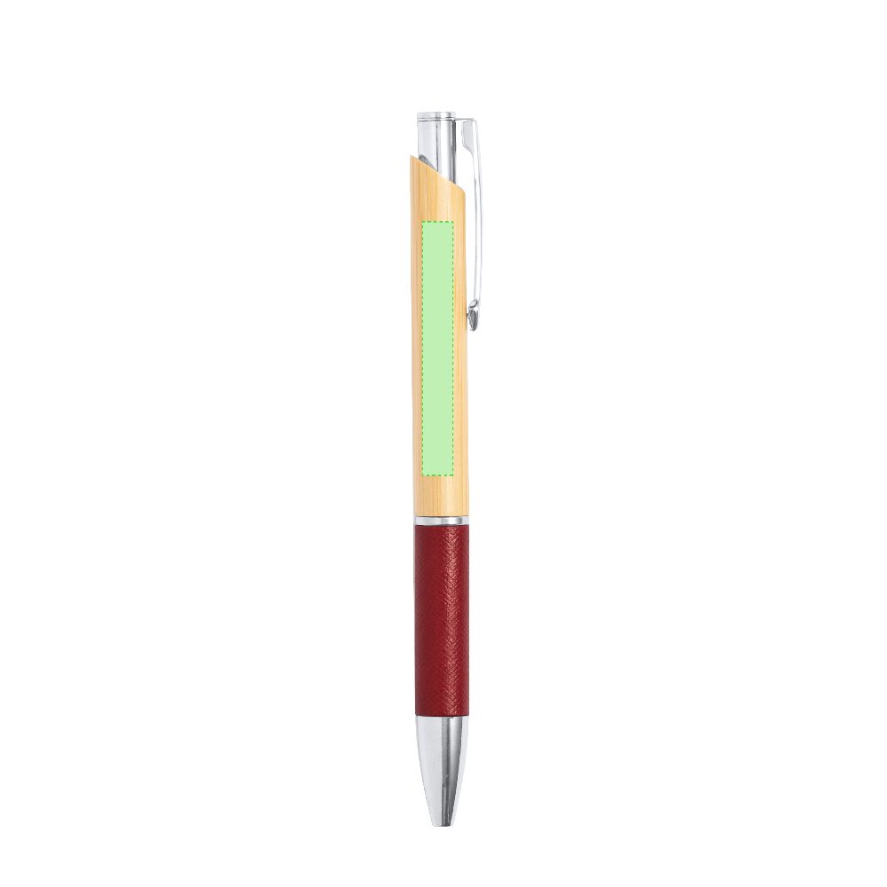Branding diagram for Ballpoint pens of bamboo, with printing mechanism Arvonyx – Area 2