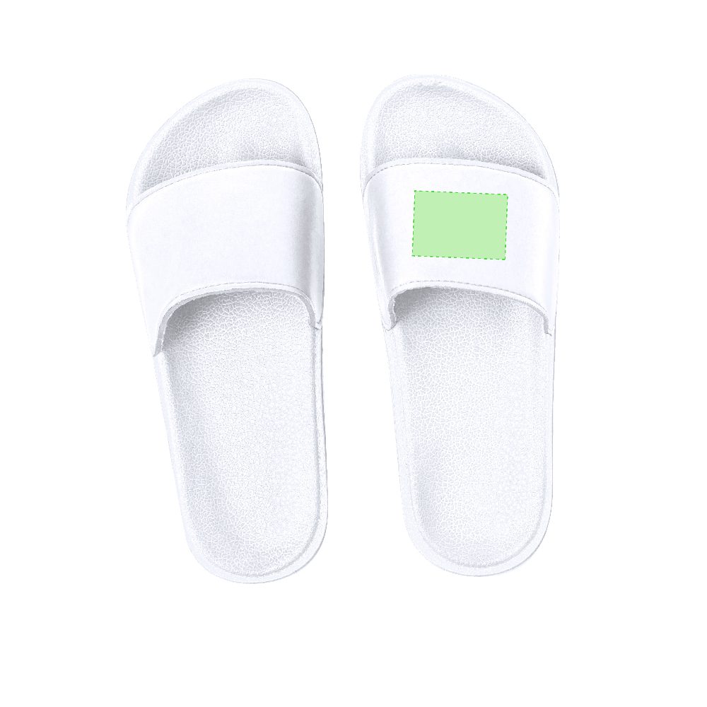 Druckskizze für Flip Flops Kanger Größe 36 bis 37 – Fläche 2