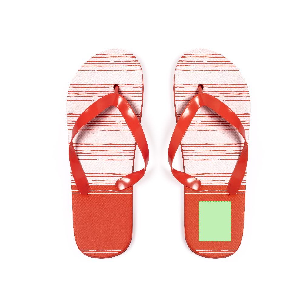 Druckskizze für Flip Flops Manisok – Fläche 2