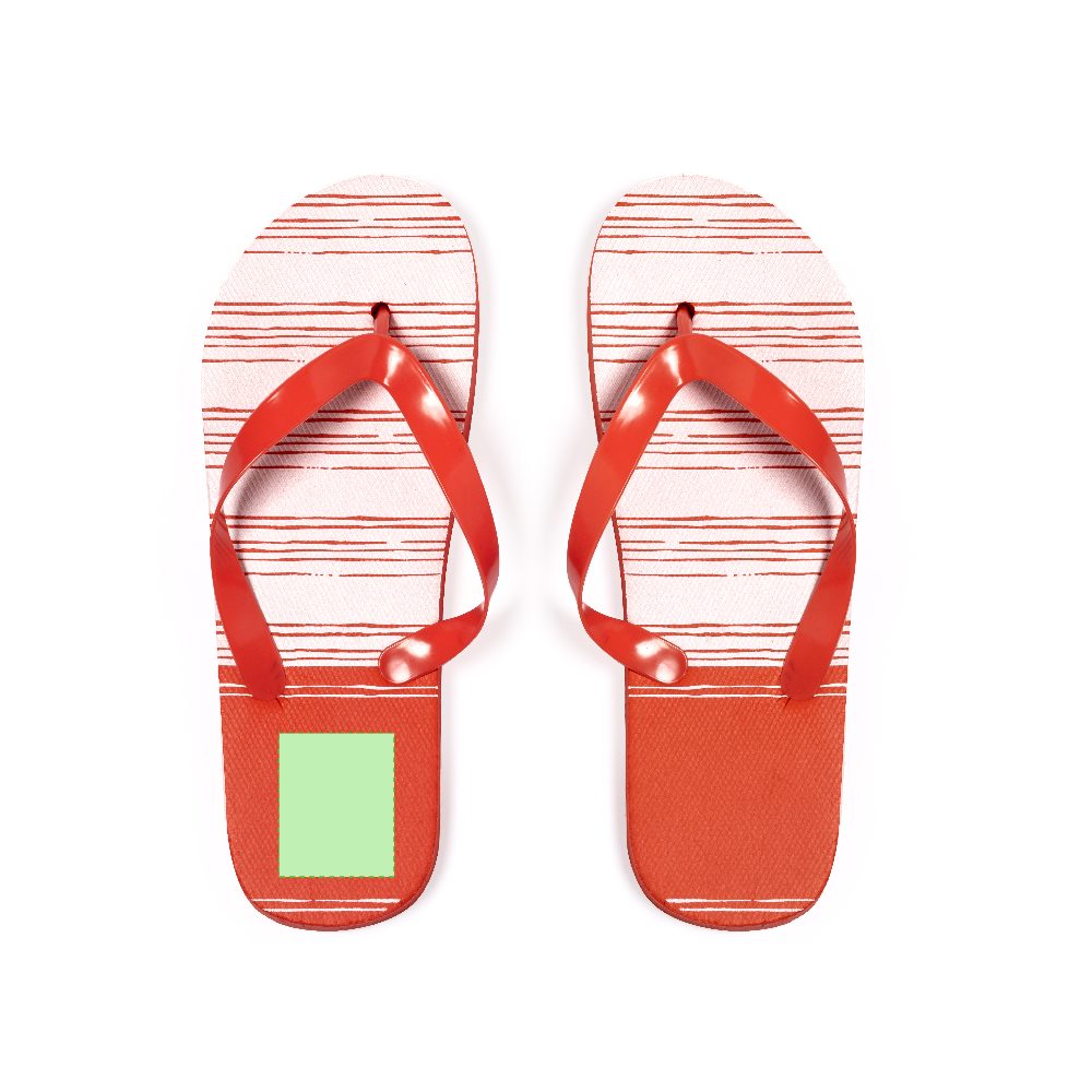 Druckskizze für Flip Flops Manisok – Fläche 1