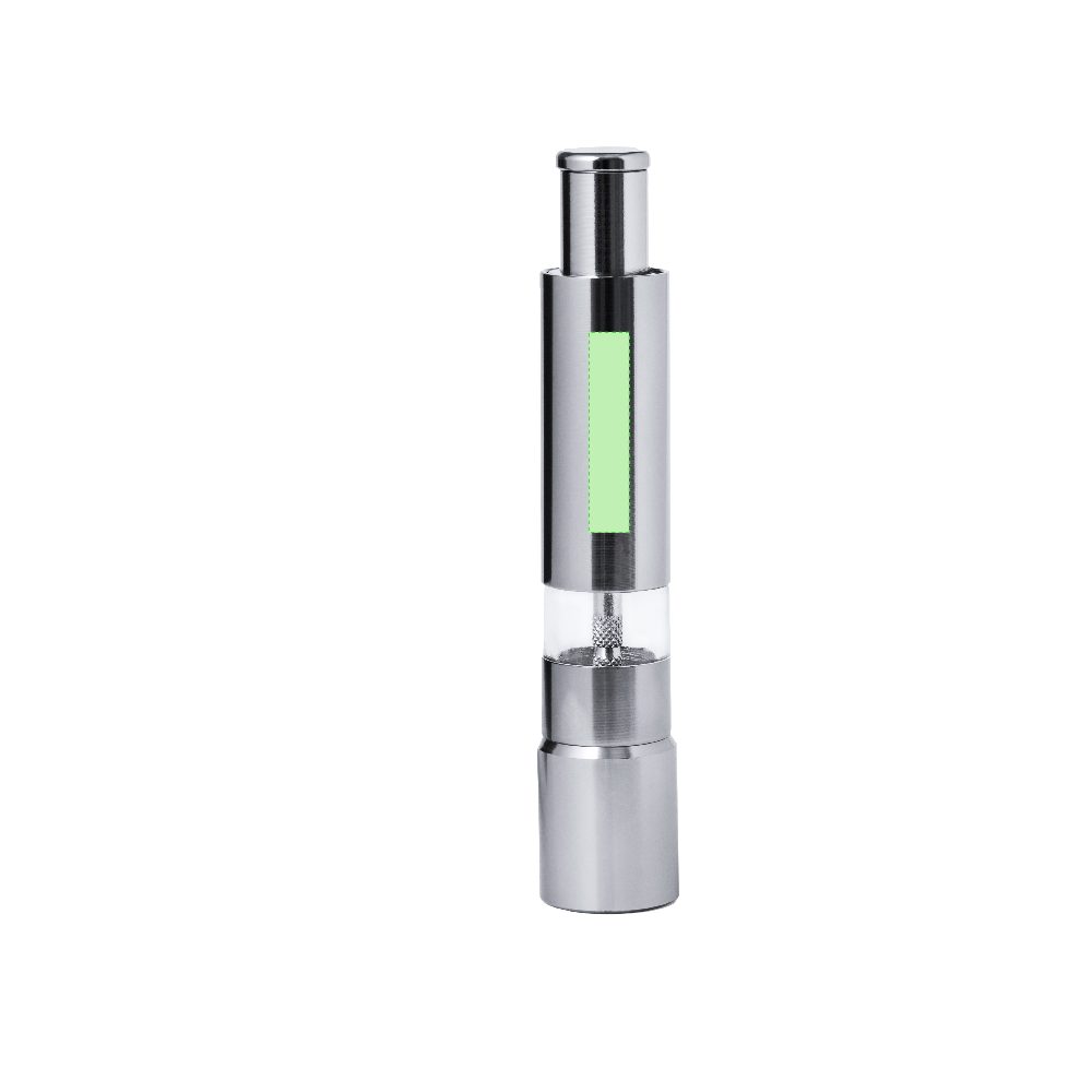 Branding diagram for Aluminium salt and pepper mill Narsak – Area 2