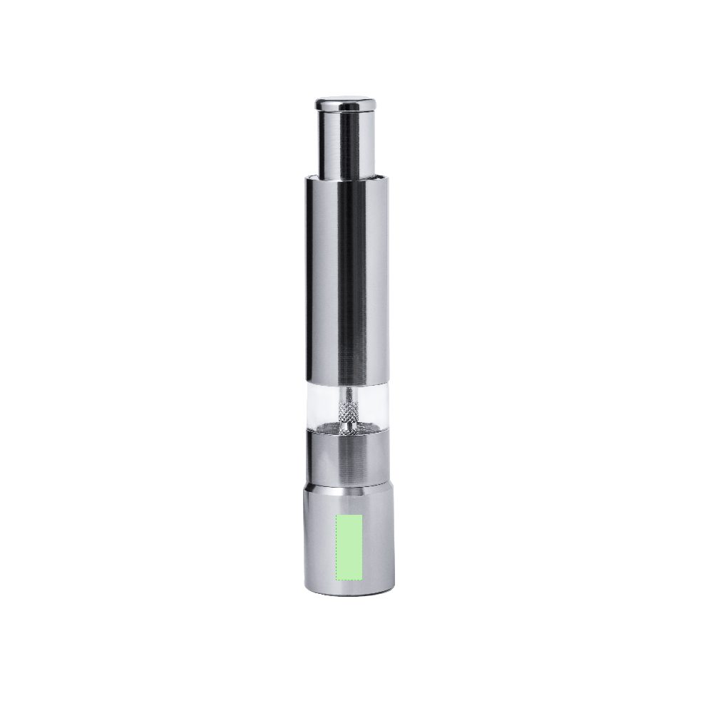 Branding diagram for Aluminium salt and pepper mill Narsak – Area 3