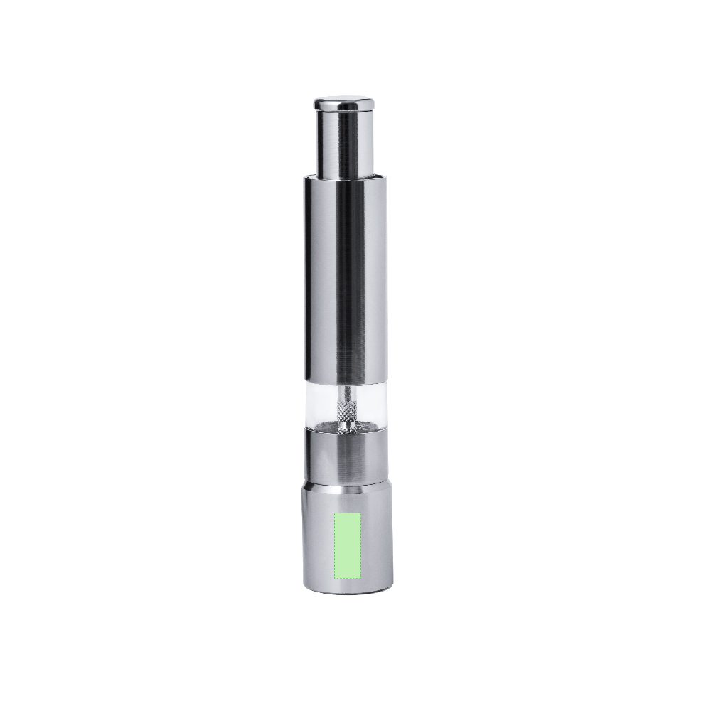 Branding diagram for Aluminium salt and pepper mill Narsak – Area 4