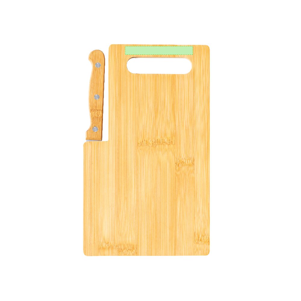 Branding diagram for Bamboo cutting board Seslat – Area 1
