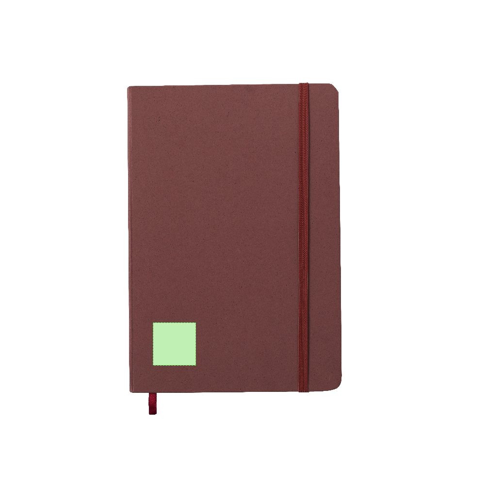 Branding diagram for Notebook A5 Faty – Area 3