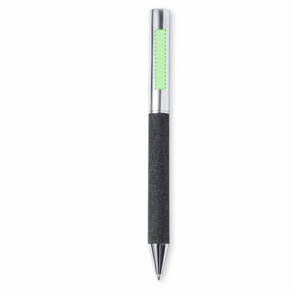 Branding diagram for Gift set with notebook, ballpoint pen and thermal bottle Datiford – Area 8