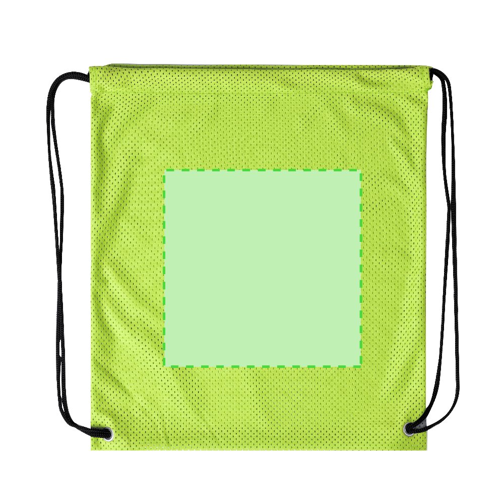 Branding diagram for Drawstring bag Arlequix – Area 1