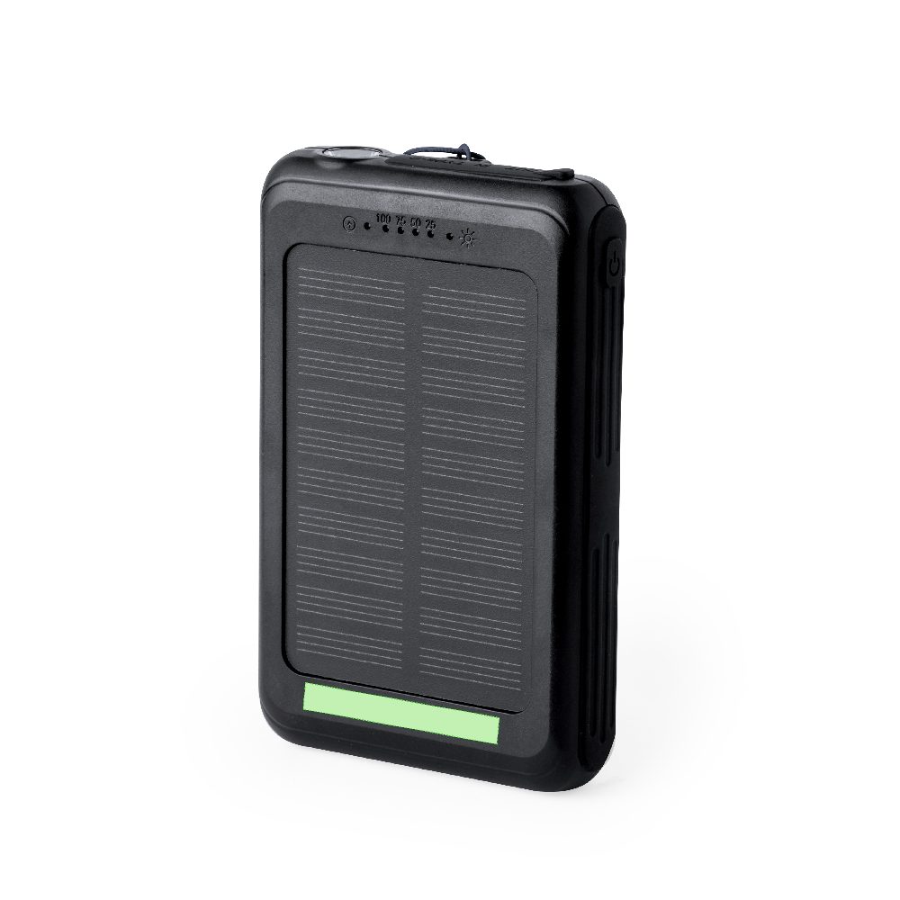 Branding diagram for Solar Powerbank 5,000 mAh Haryin – Area 1