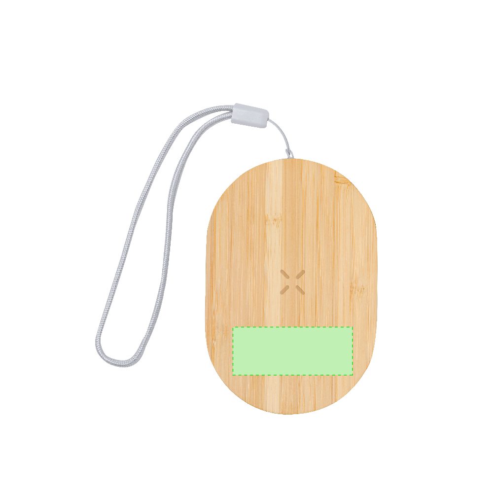 Druckskizze für Ladekabel Set mit kabelloser Ladestation im Bambus Etui 15 W Eliot – Fläche 5