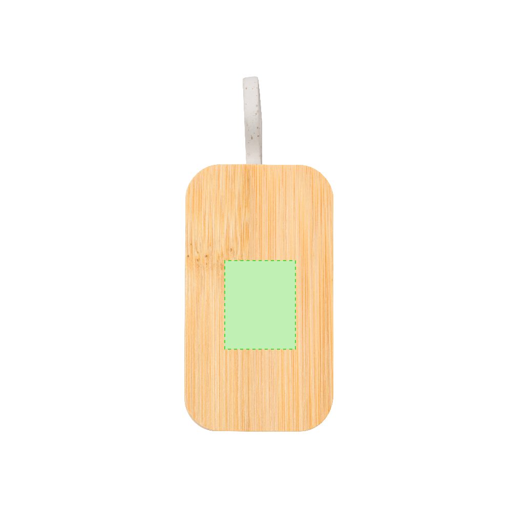 Druckskizze für USB Hub mit Handyhalter aus Weizenstroh Flow – Fläche 1