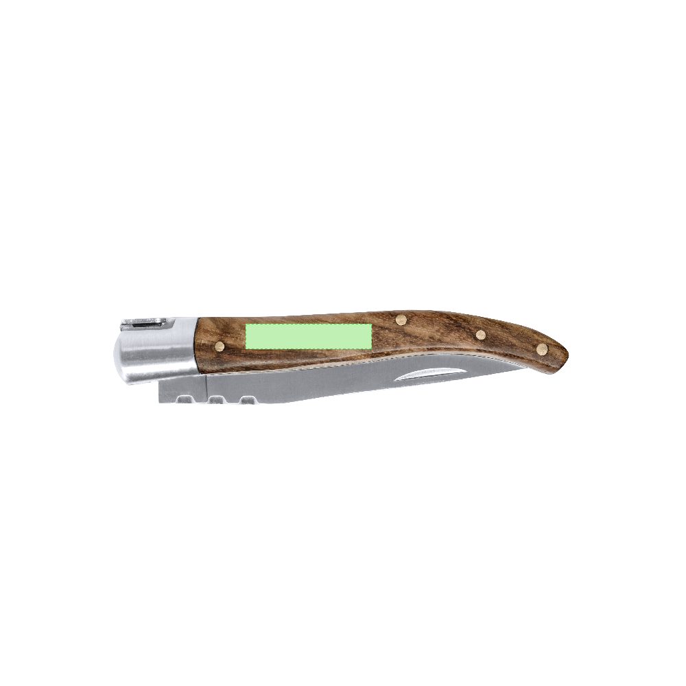 Branding diagram for Pocket knives of wood Rinex – Area 1