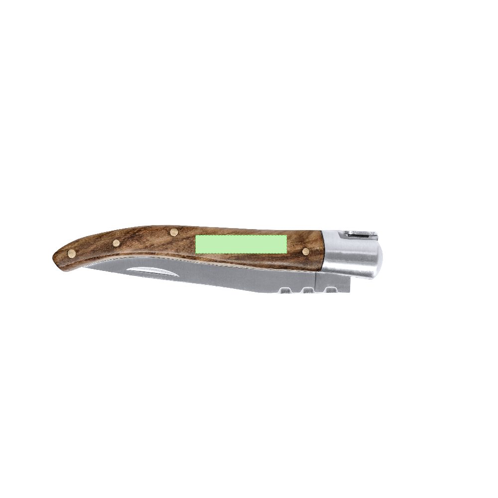 Branding diagram for Pocket knives of wood Rinex – Area 2