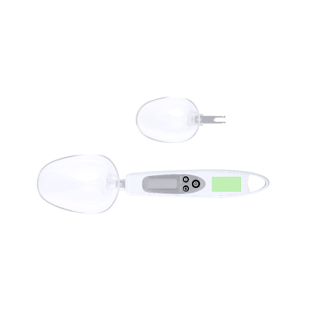 Branding diagram for Digital kitchen scales in spoon form Langek – Area 1