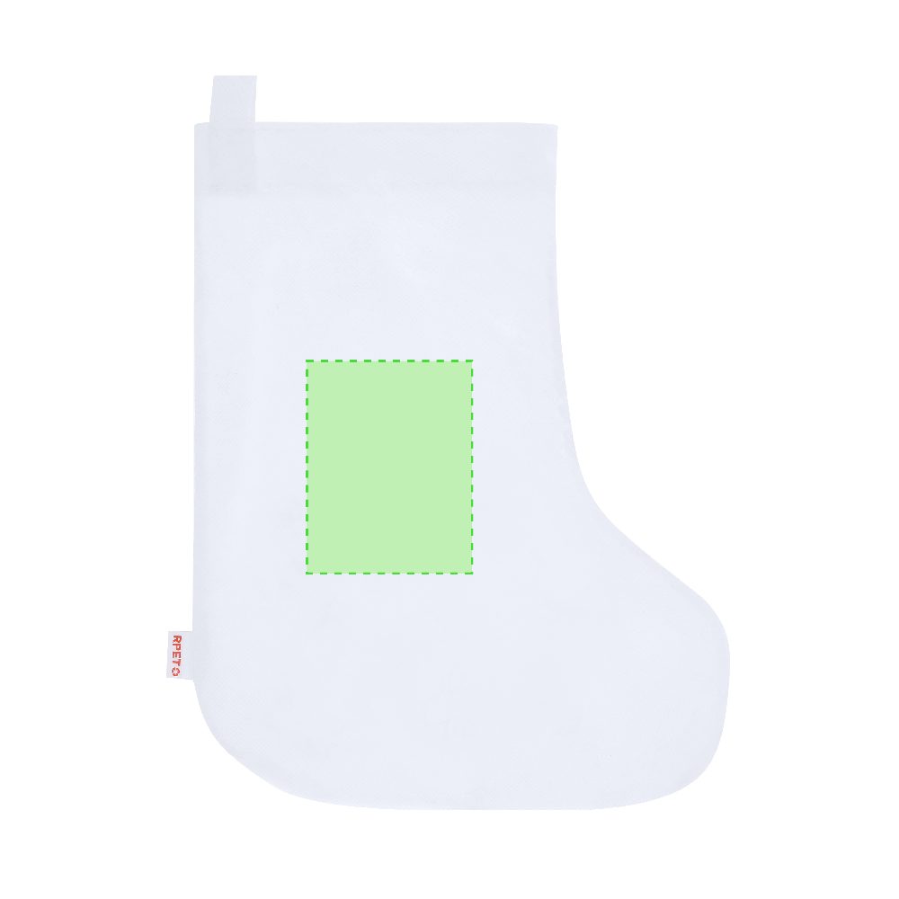 Branding diagram for Socks from RPET Mordy – Area 1