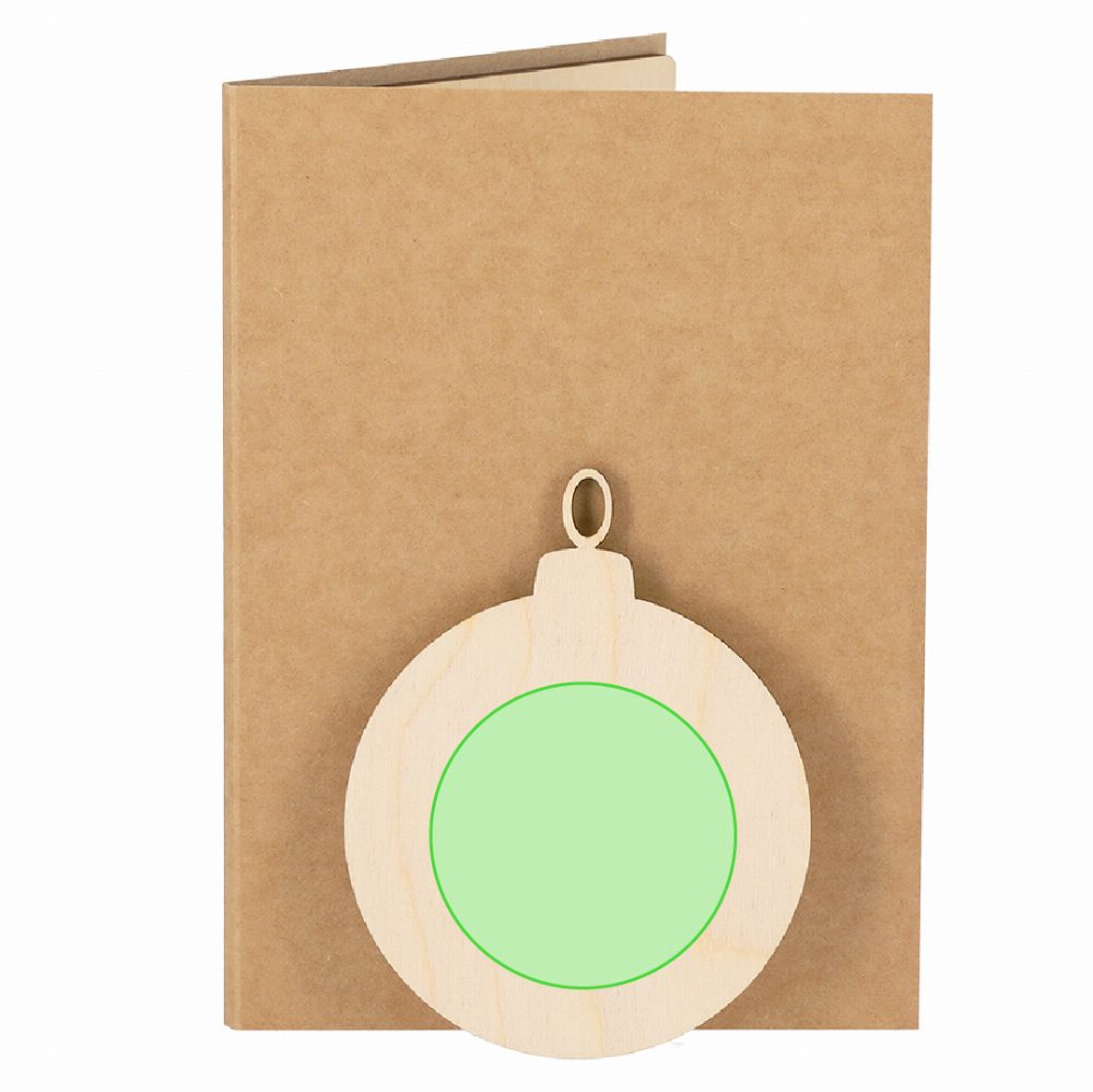 Branding diagram for Christmas card with wooden trailer Astrox – Area 3
