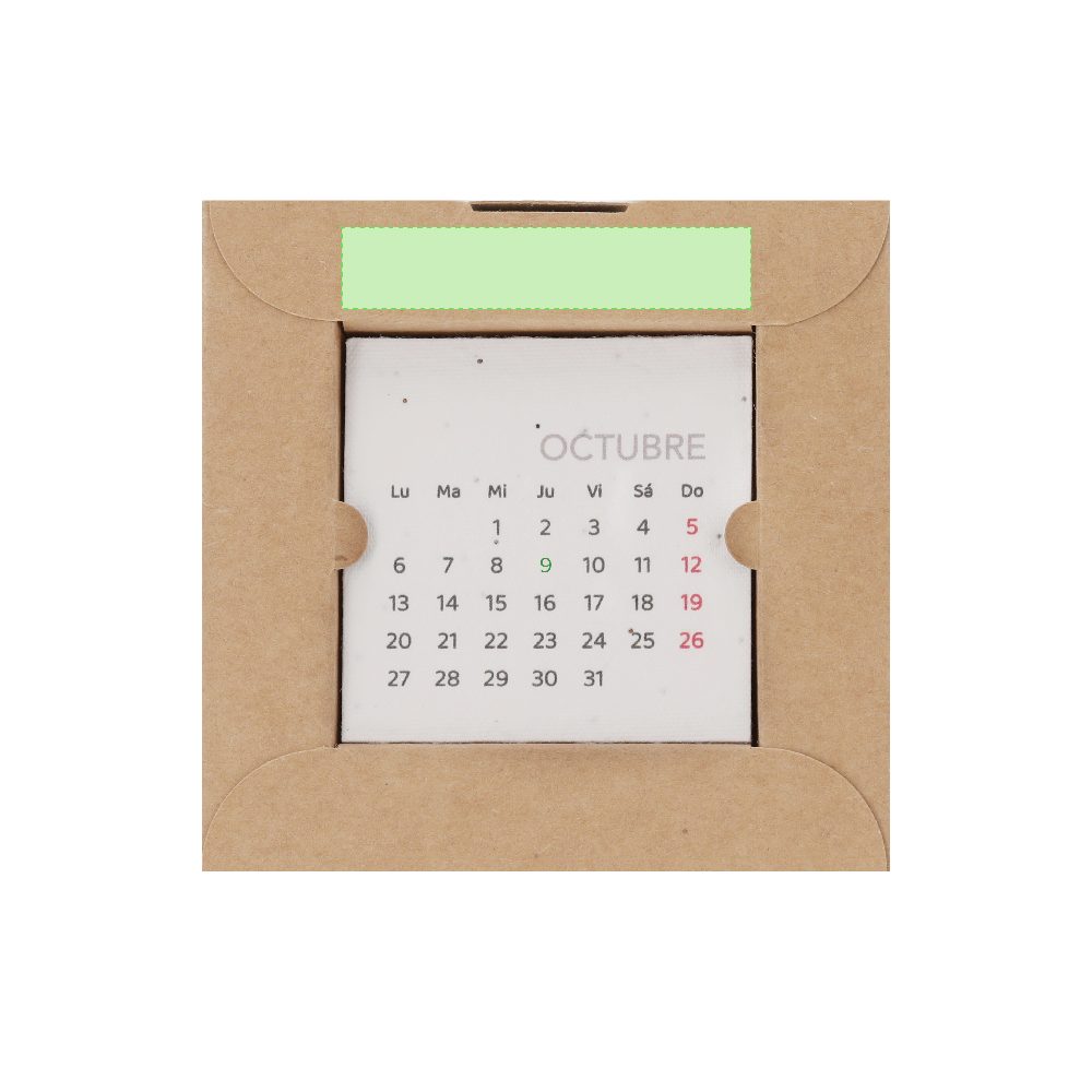 Branding diagram for Planttable table calendar Krily – Area 1