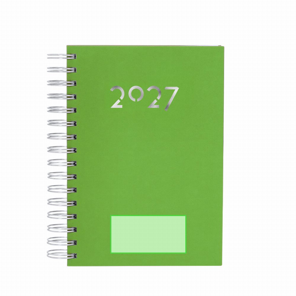 Branding diagram for Calendar notebook made of artificial leather, A5 Witrex – Area 3