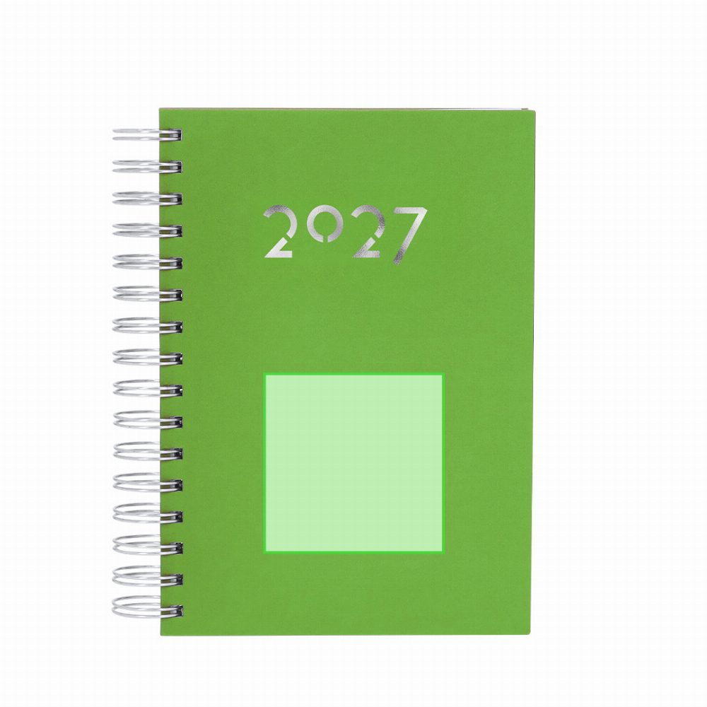 Branding diagram for Calendar notebook made of artificial leather, A5 Witrex – Area 1