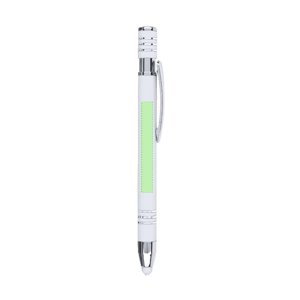 Branding diagram for Aluminium ballpoint pens with printing mechanism Harkin – Area 2