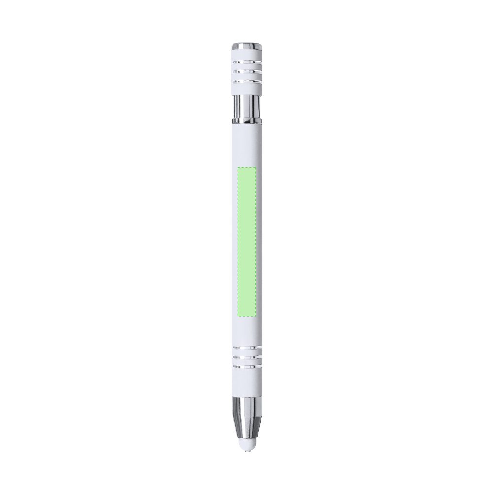 Branding diagram for Aluminium ballpoint pens with printing mechanism Harkin – Area 3