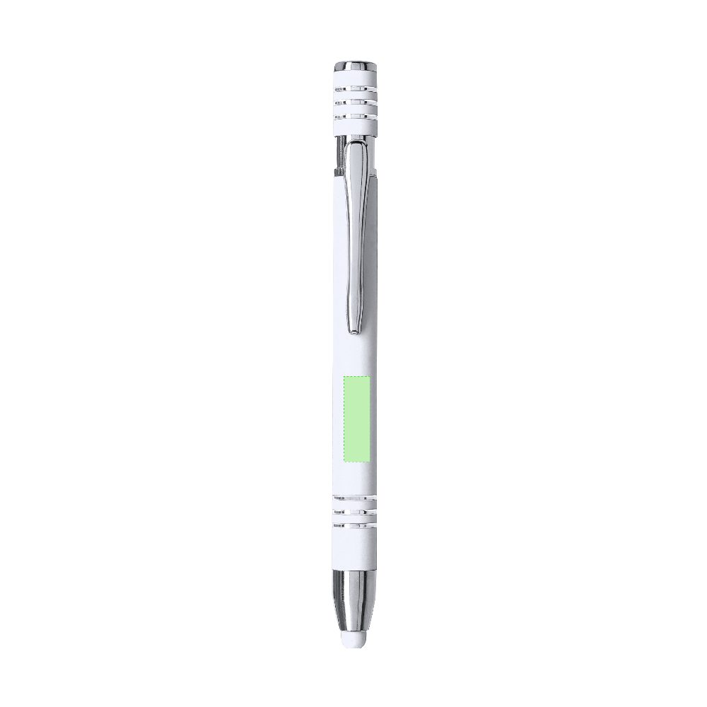 Branding diagram for Aluminium ballpoint pens with printing mechanism Harkin – Area 4