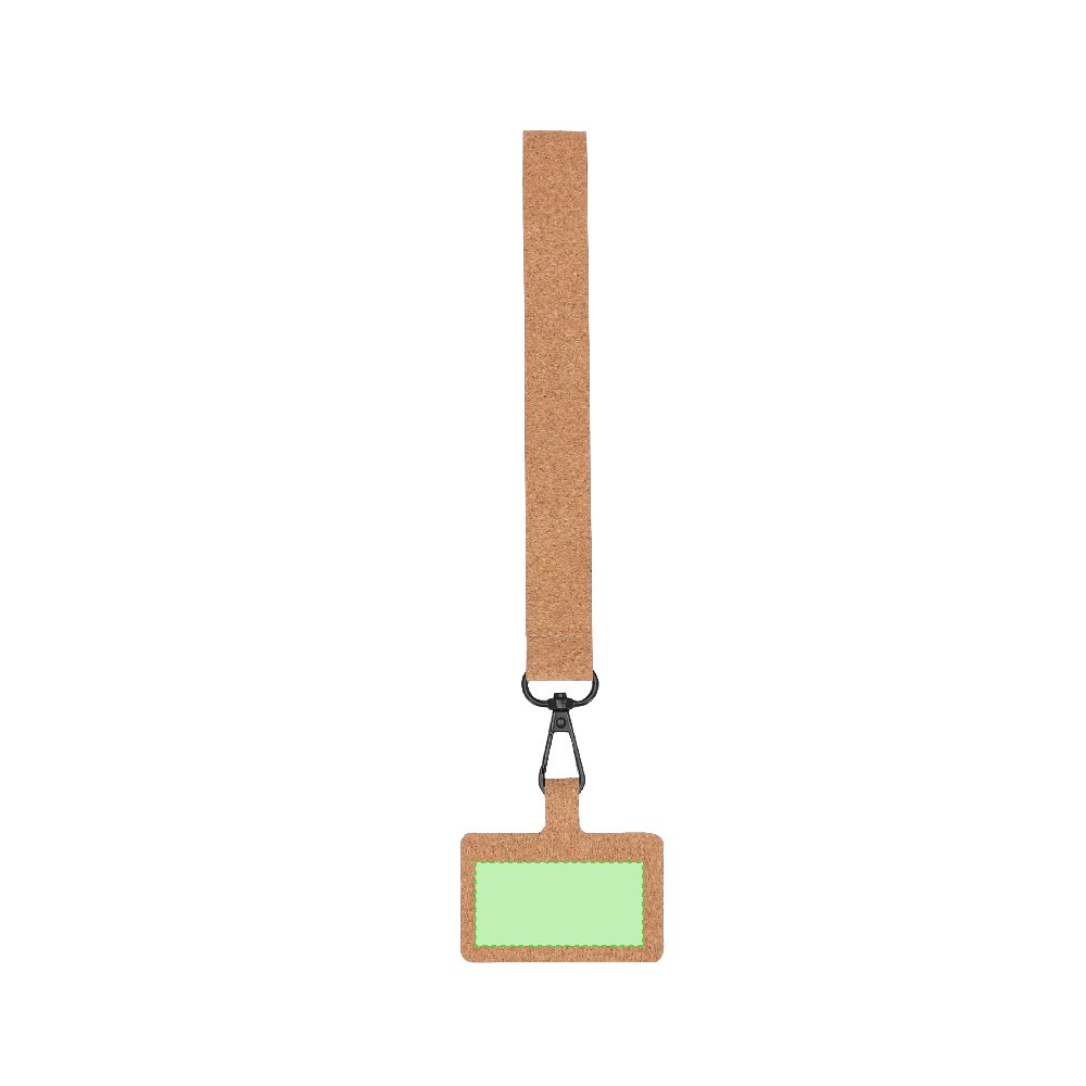 Branding diagram for Cell phone hand strap made of cork Naomix – Area 2